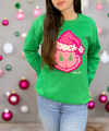 Grinch Patch Sweatshirt Green