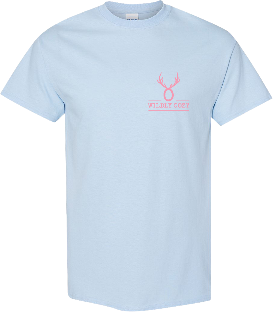 Best Friend Aussie Tee Light Blue