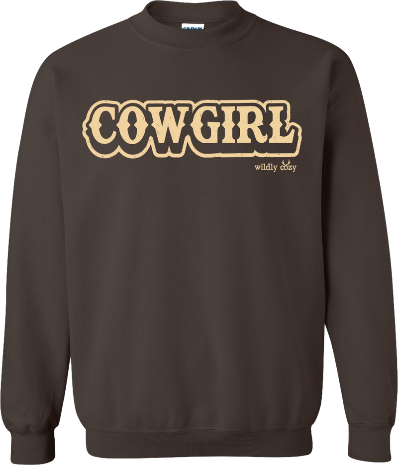 Cowgirl Sweatshirt Dark Brown