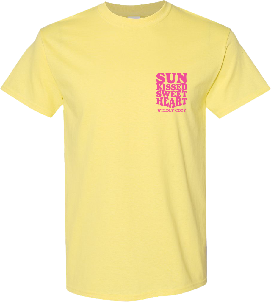 Sun Kissed Sweetheart Tee Yellow