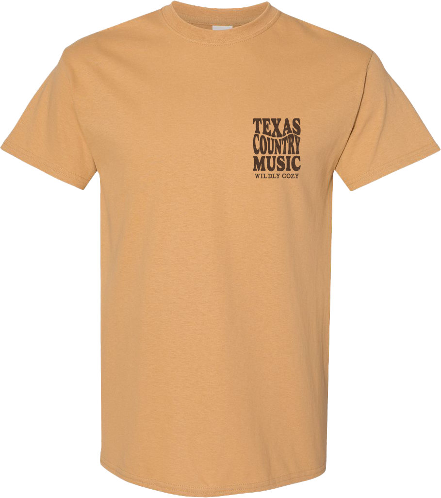 Texas Country Music Tee Gold